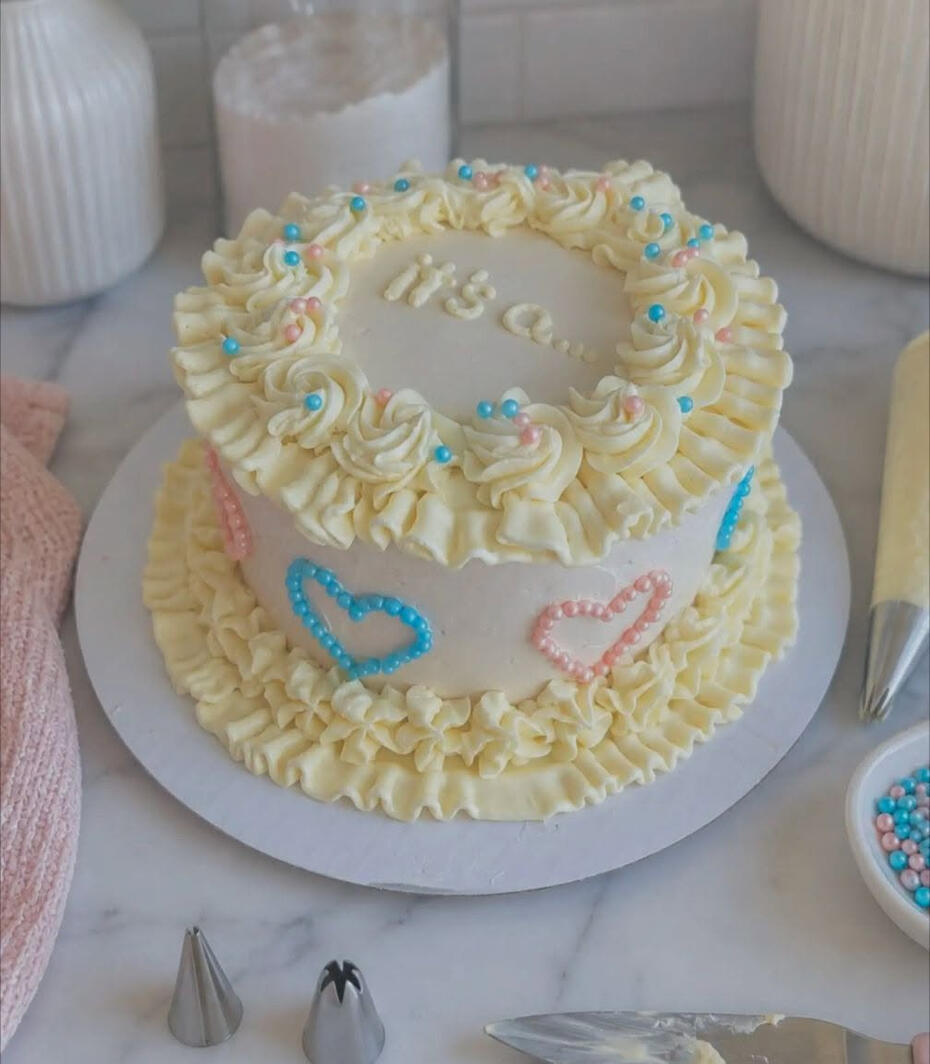 6" Round - Gender Reveal